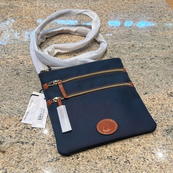 Dooney & Bourke Handbags - NWT Dooney & Bourke Nylon North South Triple Zip